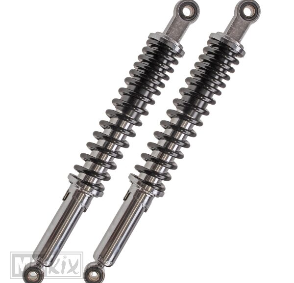 Schokbrekerset Honda 395mm Chroom/Zwart