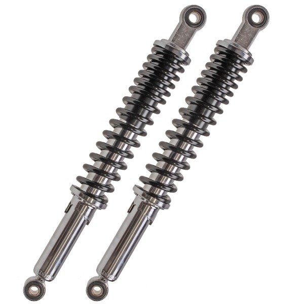 Schokbrekerset Honda 395mm Chroom/Zwart