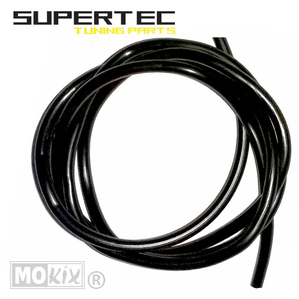 Oliepompslang PVC 3.0x 5.0mm 1meter Zwart ST - Supertec