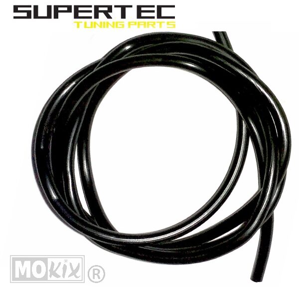 Oliepompslang PVC 2.0x 4.5mm 1meter Zwart ST - Supertec