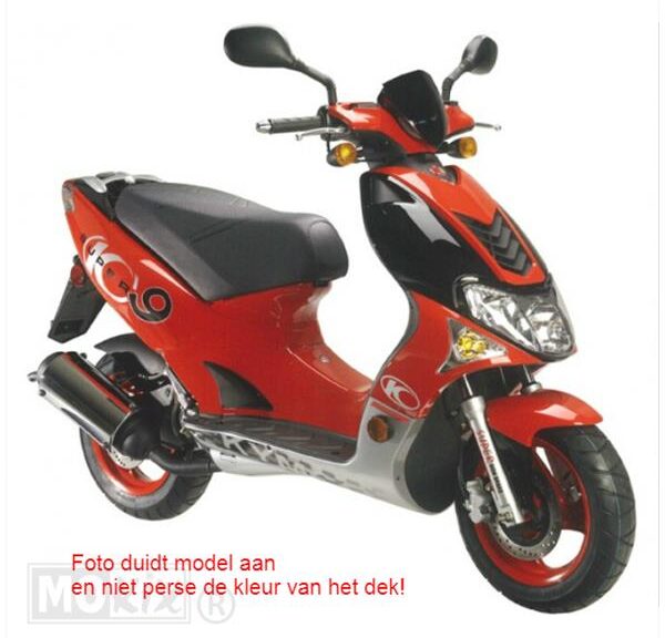Buddy DEK Kymco Super 9 Carbon/Zwart Xtreme