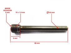 Remklauw Stift Voor China Classic LX /Agility 58mm - Supertec