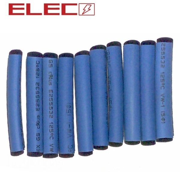Krimpkous 2.0mm X 40mm Blauw 10st