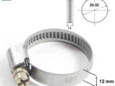 Slangklem 12mm RVS 20x32mm Per Stuk - Bollard