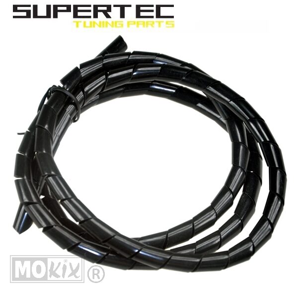92351 COVER WRAP BUITEN KABEL 6mm 1.5meter ZWART