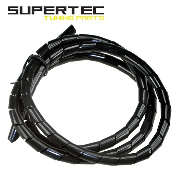 Cover Wrap Buiten Kabel 6mm 1.5meter Zwart - Supertec