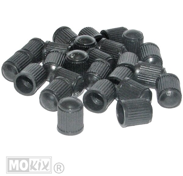 Ventieldop PVC Zwart (25)