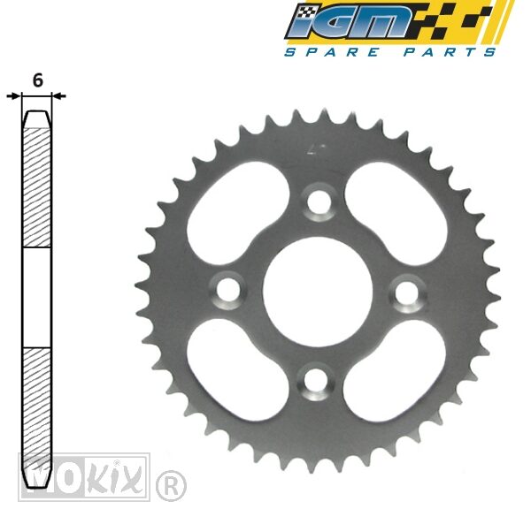 Achtertandwiel Skyteam 50mm 4gats 42 Tands - IGM