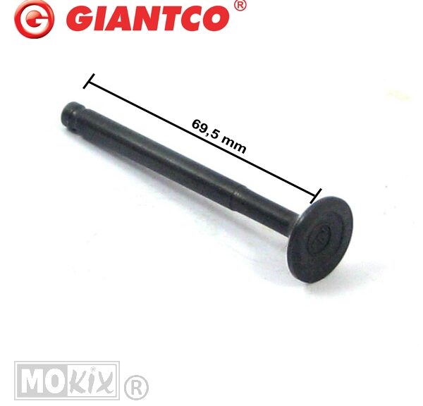 Klep Uitlaat China 4T GY6  50cc Lang 69.5mm