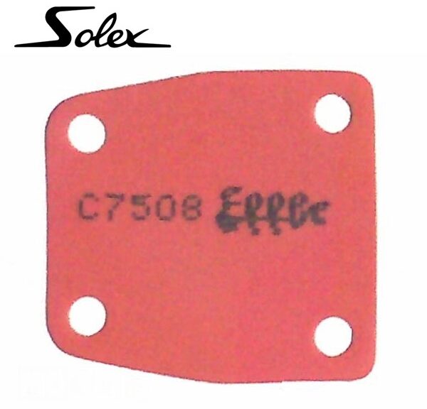 Benzinepomp-Membraan Solex Rubber Rood
