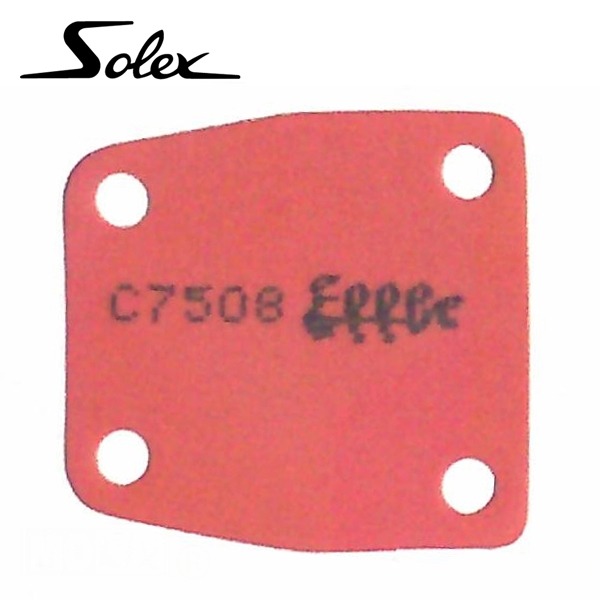Benzinepomp-Membraan Solex Rubber Rood
