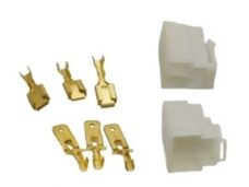 Connector Stekker Plugset 3 Pins (6.3mm) 8delig