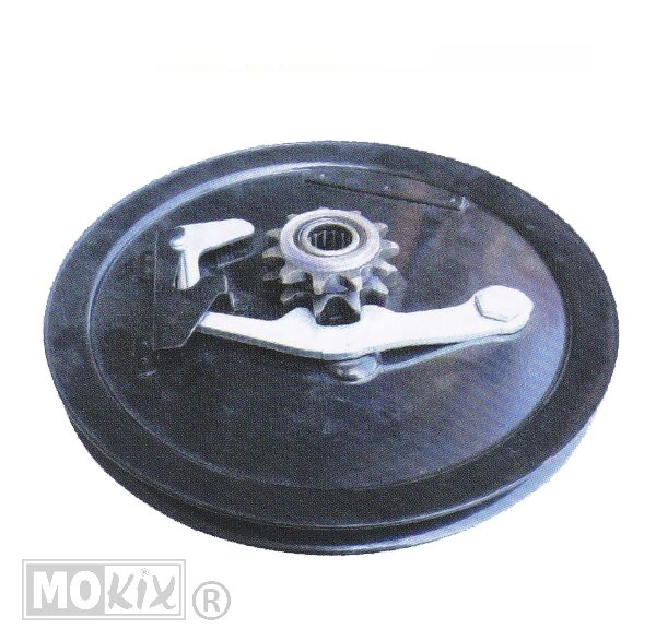 Snaarschijf Mobylette MBK 11t Compleet - Supertec