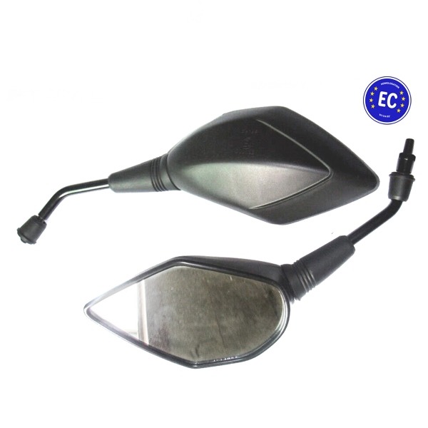 Spiegel Universeel (M10x1.25 R) CE Zwart SET L+R