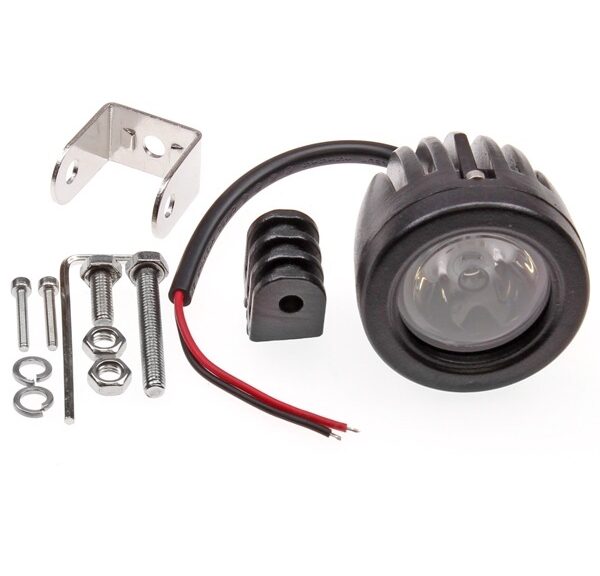 Mini Lamp LED Power 12V 10W Spot Zwart