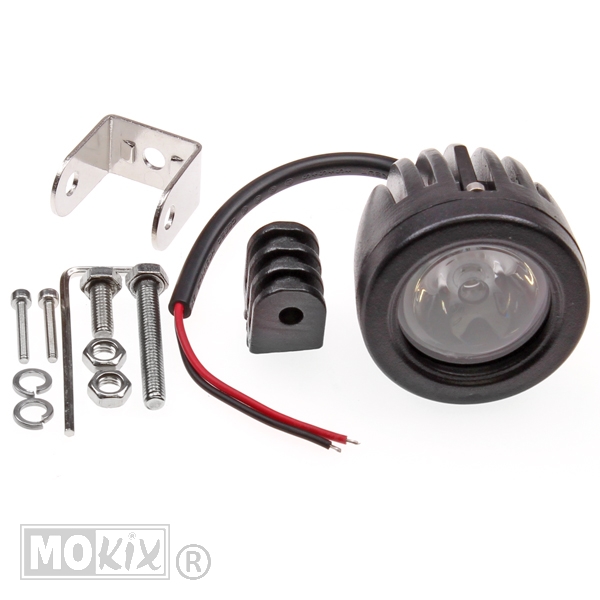 Mini Lamp LED Power 12V 10W Spot Zwart