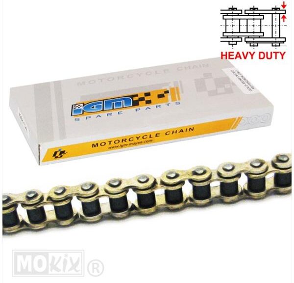 Ketting IGM 420 132L Heavy Duty Goud