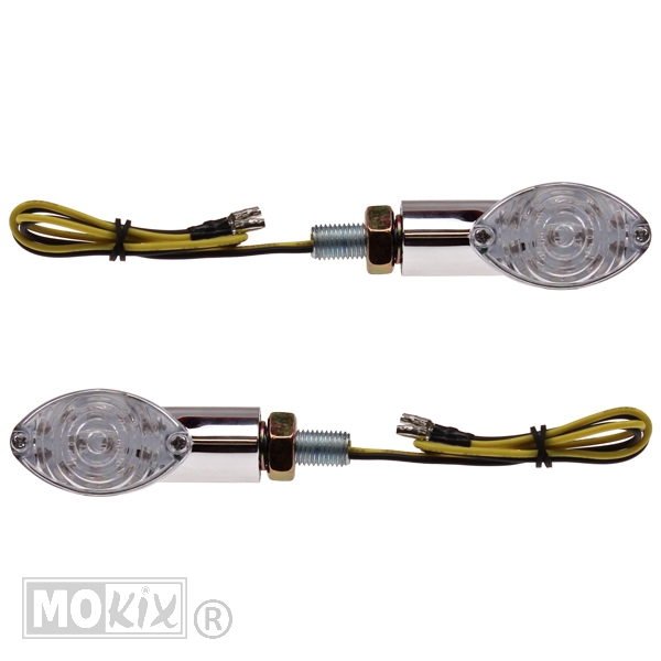 RAW-BOL UNI LED Ovaal Chroom CE SET