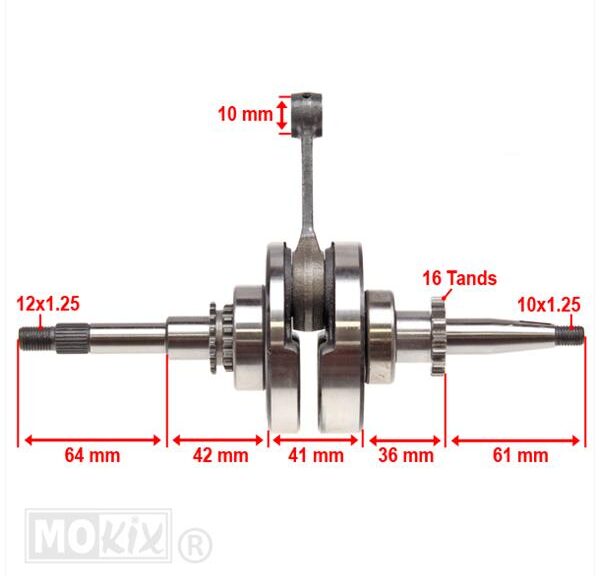 Krukas Peugeot 4T Kisbee/Django (10 Pen) 45kmh