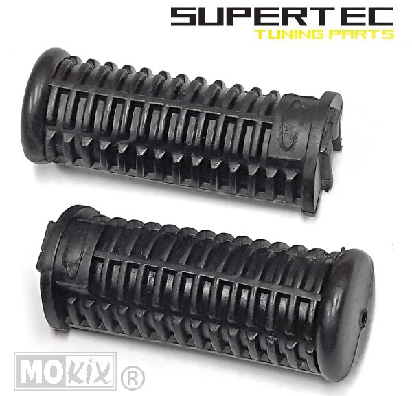 92919 VOETSTEUN-RUBBERS SET HONDA DAX ZWART