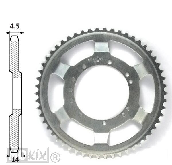 92920 ACHTERTANDWIEL PEUGEOT 94mm D14 11gats 56tands