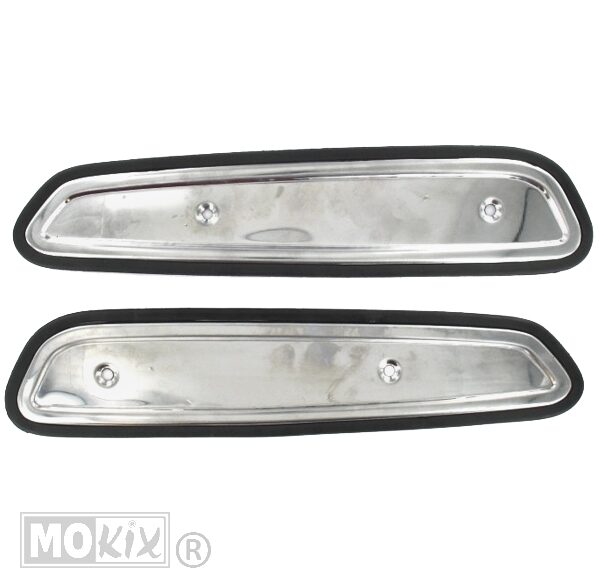 92951 BENZINETANK-COVER SET PEUGEOT 103 SP/MVL CHROOM