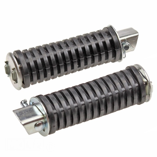 DUO Steunen Honda C50/C70 Zwart SET - Supertec