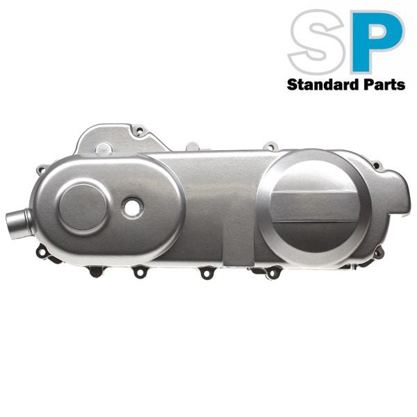 Carterdeksel China 4T GY6 12 Zilver +Aansluiting"