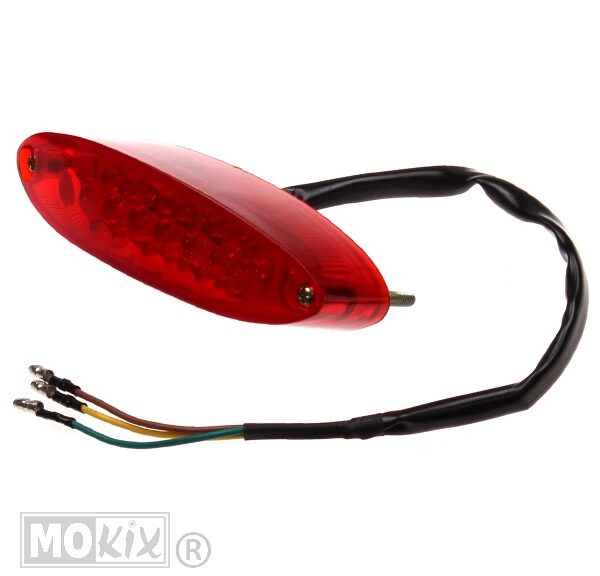 93195 ACHTERLICHT UNI OVAAL LED (ROOD) CE ELEC