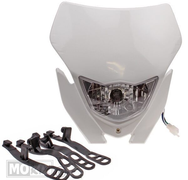 93211 KOPLAMPSPOILER UNI ENDURO COMPL (NON CE) WIT