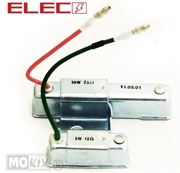 93265 LICHTWEERSTAND KYMCO AGILITY 30W 7.5ohm / 5W 12ohm