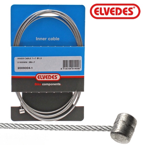 Kabel GAS Scooter 4T Binnen 2.5 Mtr 1.5mm (7x6) - Elvedes