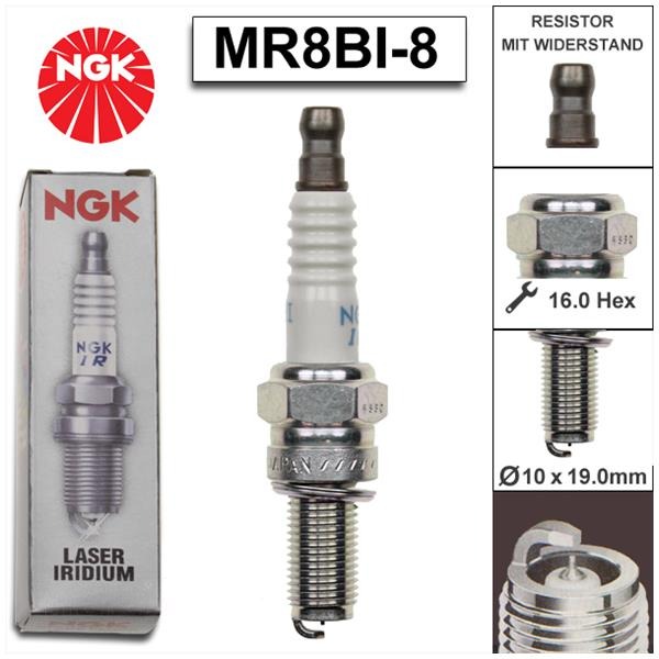 Bougie NGK MR 8 BI-8 (1)