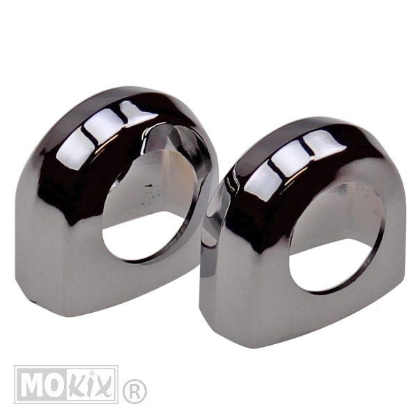 Stuurklem-Cover SET Kreidler Chroom Supertec
