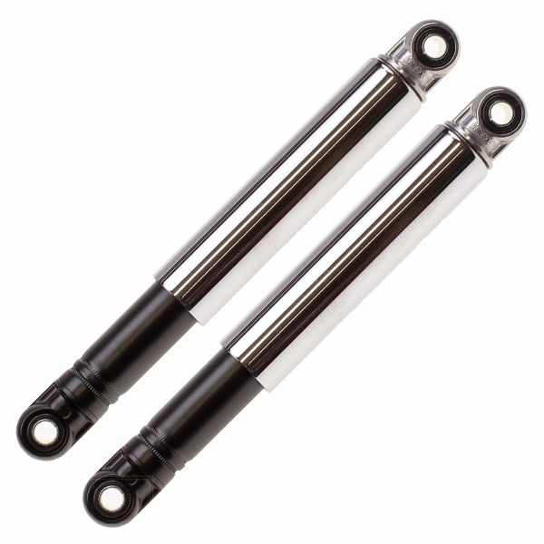 Schokbrekerset Classic Imca ZWART/CHROOM10mm 260