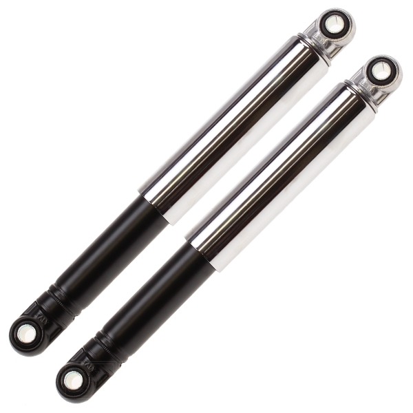 Schokbrekerset Classic Imca ZWART/CHROOM10mm 290