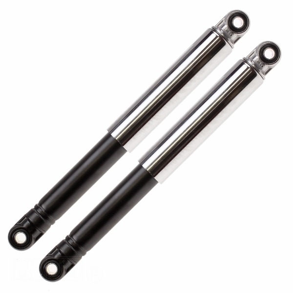 Schokbrekerset Classic Imca ZWART/CHROOM10mm 310