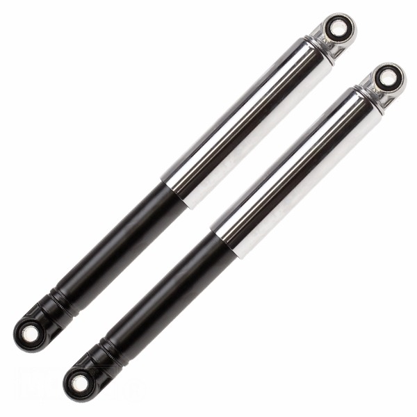 Schokbrekerset Classic Imca ZWART/CHROOM10mm 320