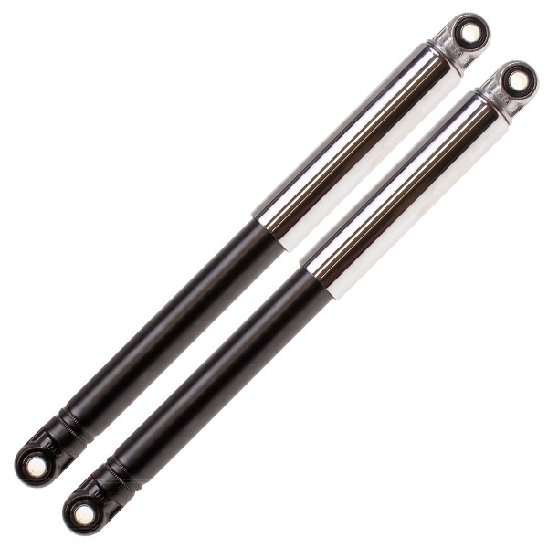 Schokbrekerset Classic Imca ZWART/CHROOM10mm 370