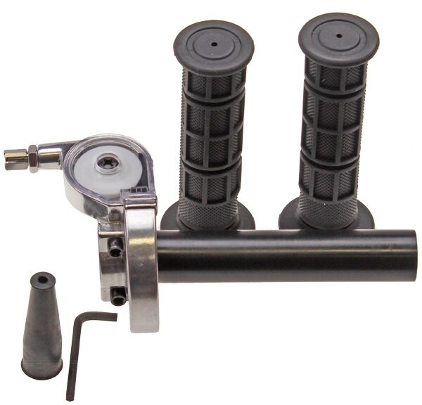 Handle GAS UNI Snelgas Aluminium + Handvat SET
