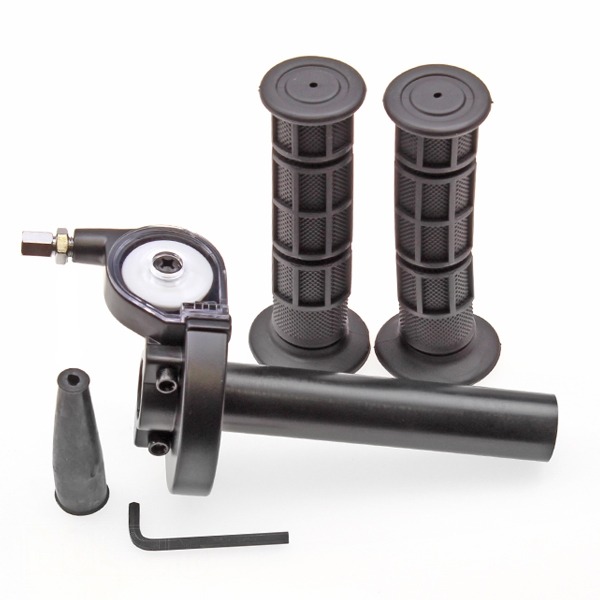 Handle GAS UNI Snelgas ALU Zwart + Handvat SET