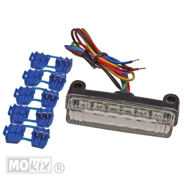 Achterlicht UNI MIN LED CE + RAW Blank Elec