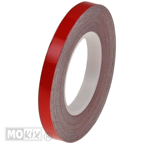 93684 WIEL REFLECTIE TAPE 7mm x 9m ROOD