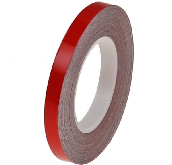 Wiel Reflectie Tape 7mm X 9m Rood