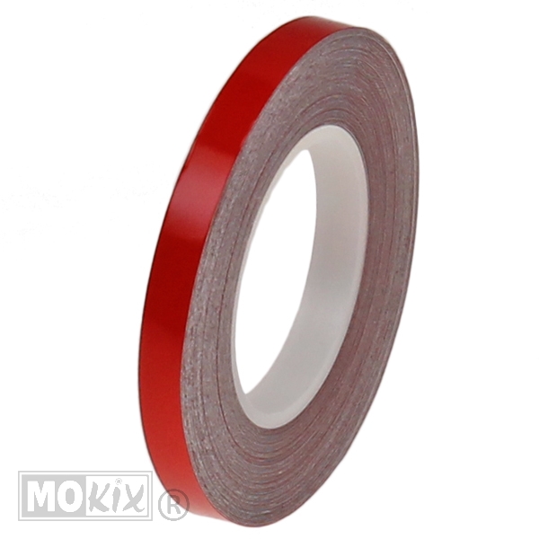 Wiel Reflectie Tape 7mm X 9m Rood