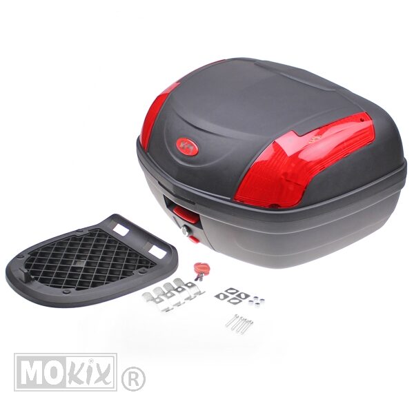Topkoffer KXM RR 46L Zwart 55x42x32cm