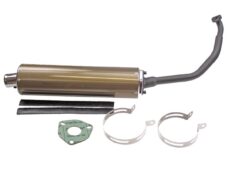 Uitlaat China Scooter GY6 125cc Grijs Silex