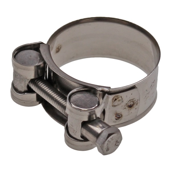 Uitlaatklem Bocht 36-39mm (20mm) M6 RVS Silex