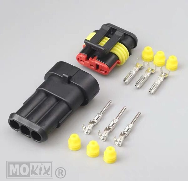 Connector Stekker Plug (S-Seal) 3 Polig WR