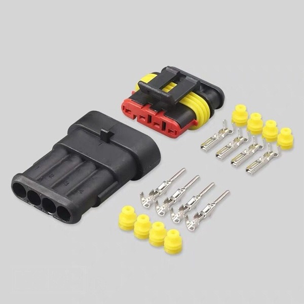 Connector Stekker Plug (S-Seal) 4 Polig WR